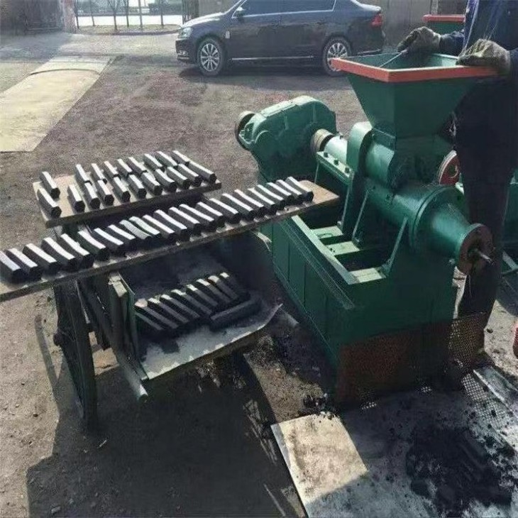 Briquette Making Machine Coal Powder Rod Making Extruder Stick Maker Barbecue Carbon Making Machine