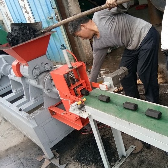 Charcoal Machine Charcoal Powder Briquette Extruder Making Machine Charcoal Sticks Extruder Forming Equipment