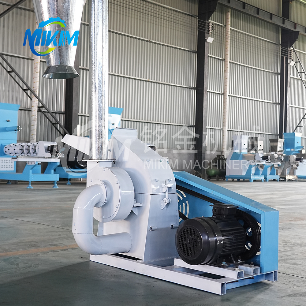 Small Animal Feed Mill Plant Pallet Machine Line Wood Poultry Pellet Feed Making Machine  Production Line