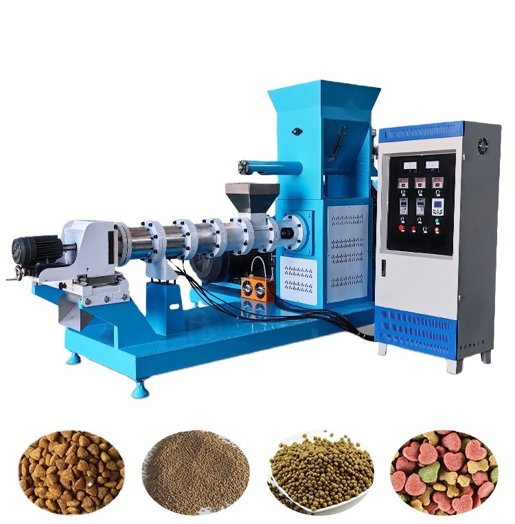 Fish Food Manufacturing Machine Floating Fish Feed Mill Pellet Extruder Making Machine for Sale