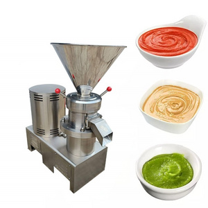 Bean Paste peanut butter making machine Commercial Horizontal Small Peanut Butter Machine Colloid Grinder Mill