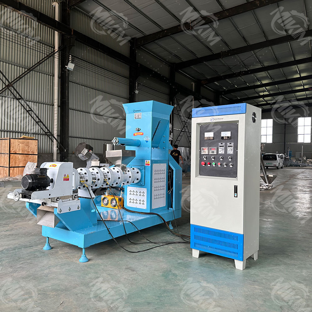 Shrimp Feed Making Machine Attached Free Parts Floating Fish Feed Mill Pellet Extruder Machine