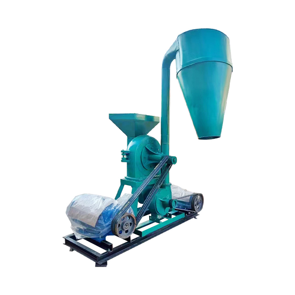 maize corn hammer mill 800-1500kgh crusher feed processing maize corn soybean bran nut shell grinder machines