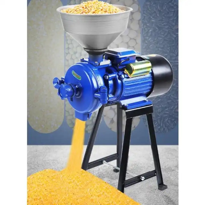 Flour Mill Wet and Dry Dual-use feed mill wet dry cereals grinder surface grinding machine Grain beans grinder