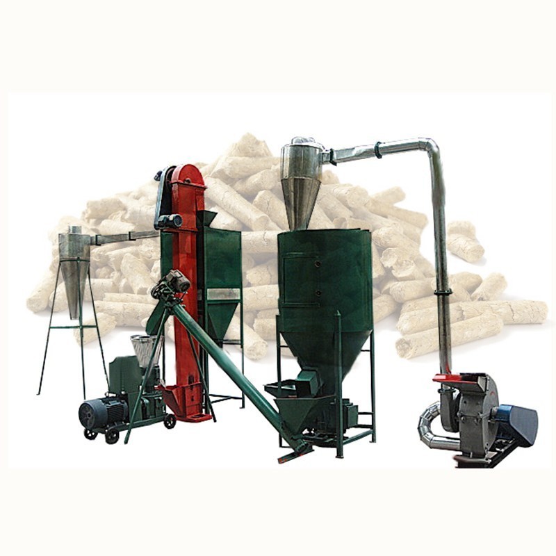 MIKIM poultry animal livestock feed pellets line wood pellet machine/biomass pellet production line price  with CE hot sale