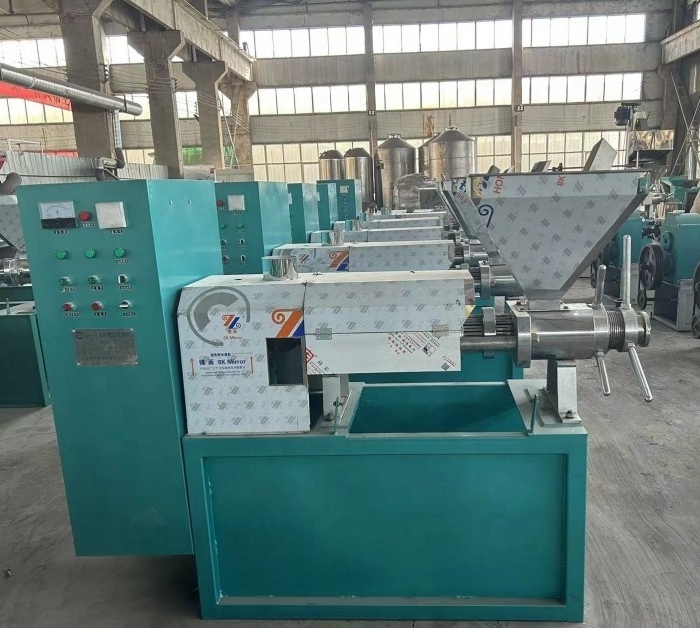 factory direct 60-1000kg/h Spiral soybean Oil press machine canola sunflower oil make machine for sale