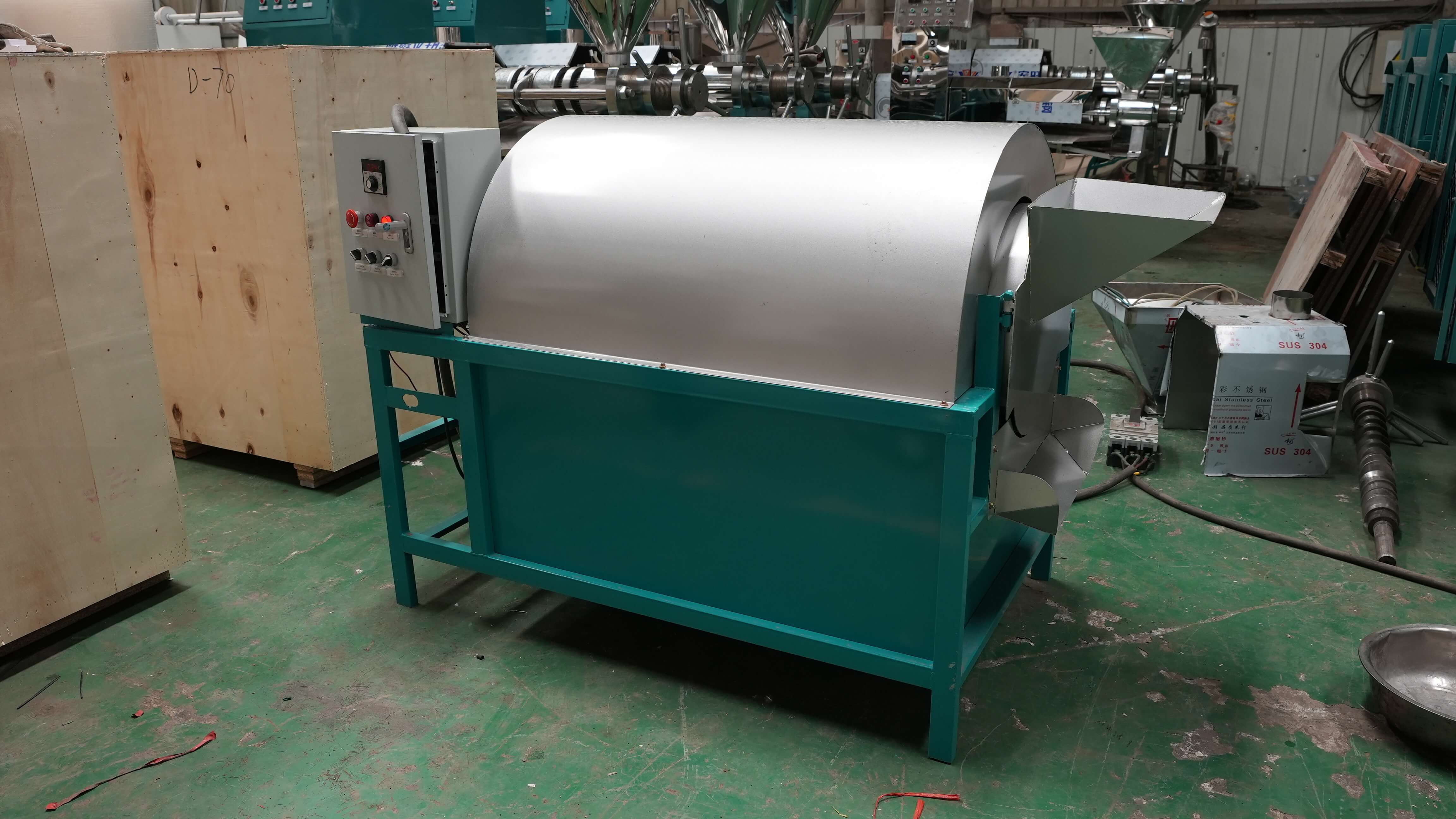 Factory Supply Sesame Sunflower Seed Cashew Nut Grain Roaster Roasting Sunflower Peanut Roaster Machine