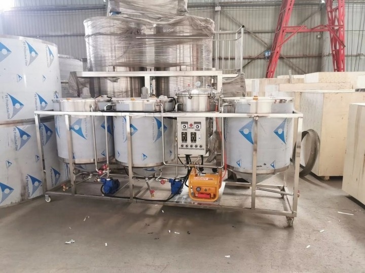 Small shea butter oil processing plant use low cost shea butter oil refinery machine