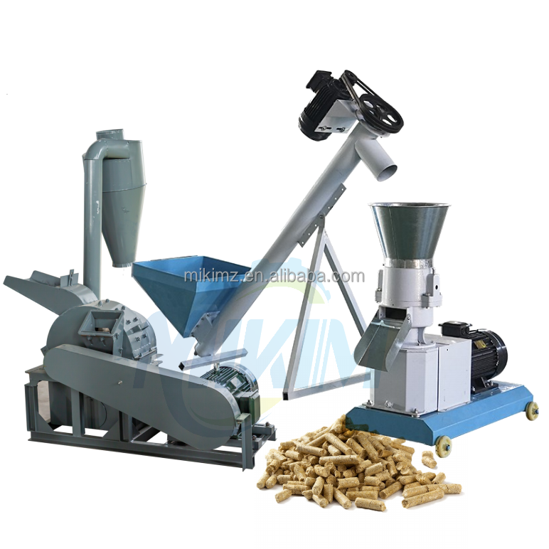 chicken cattle cow pig pellet feed making machine poultry feed processing machine feed pellet manufacturing machinery