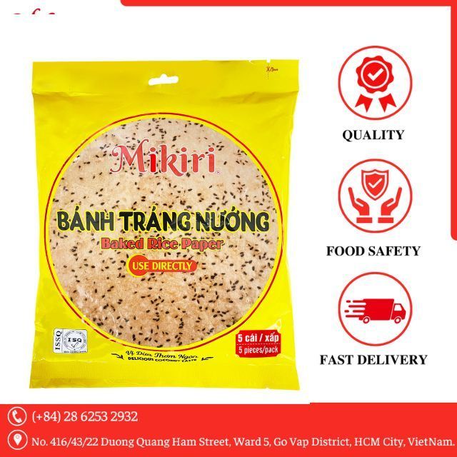 Eaten Rice Snacks Mix Coconuts 130 gram Ingredient Rice Flour Use Immediately Eat with Quang Noodles, Vermicelli Date One Years