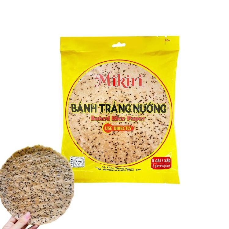 Number One Cracker Taste Coconut Baked Rice Sesame Paper 130g Ingredient Rice flour, coconut Made in Viet Nam No Cooking