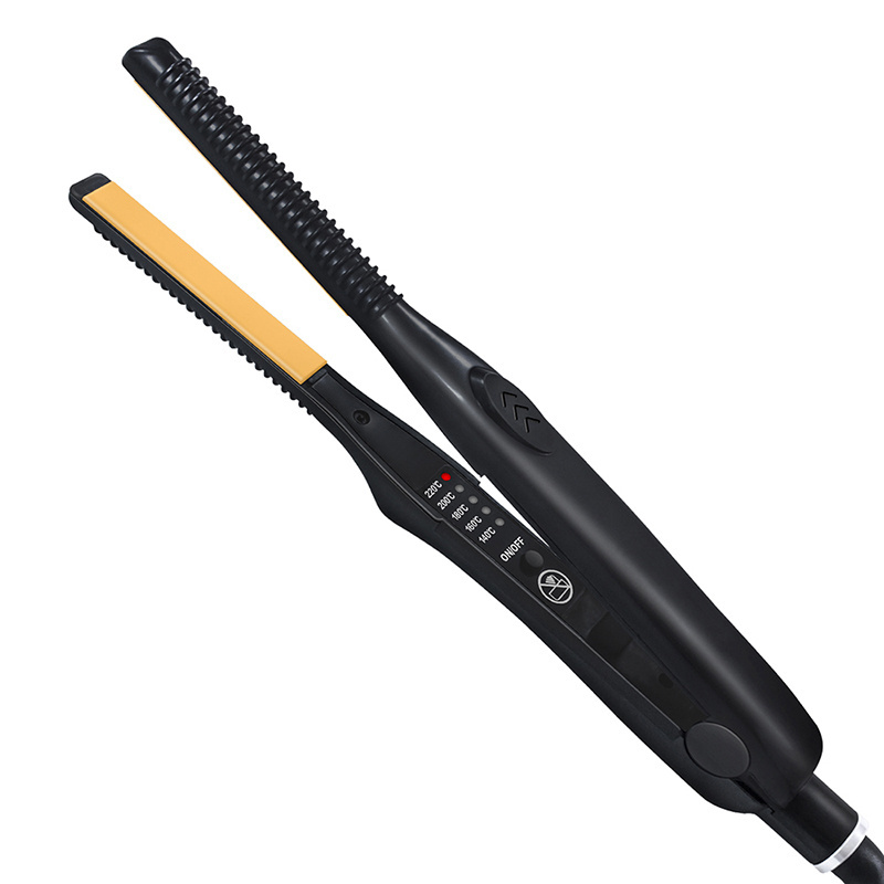 Manufacturer professional titanium flat iron curler korean with Ceramic Tourmaline Ionic hair straightener