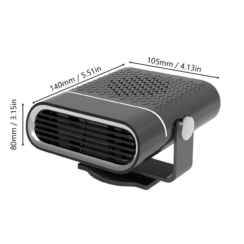 PTC Mini Car Heater Fan windshield car heater portable fan heater For Cars