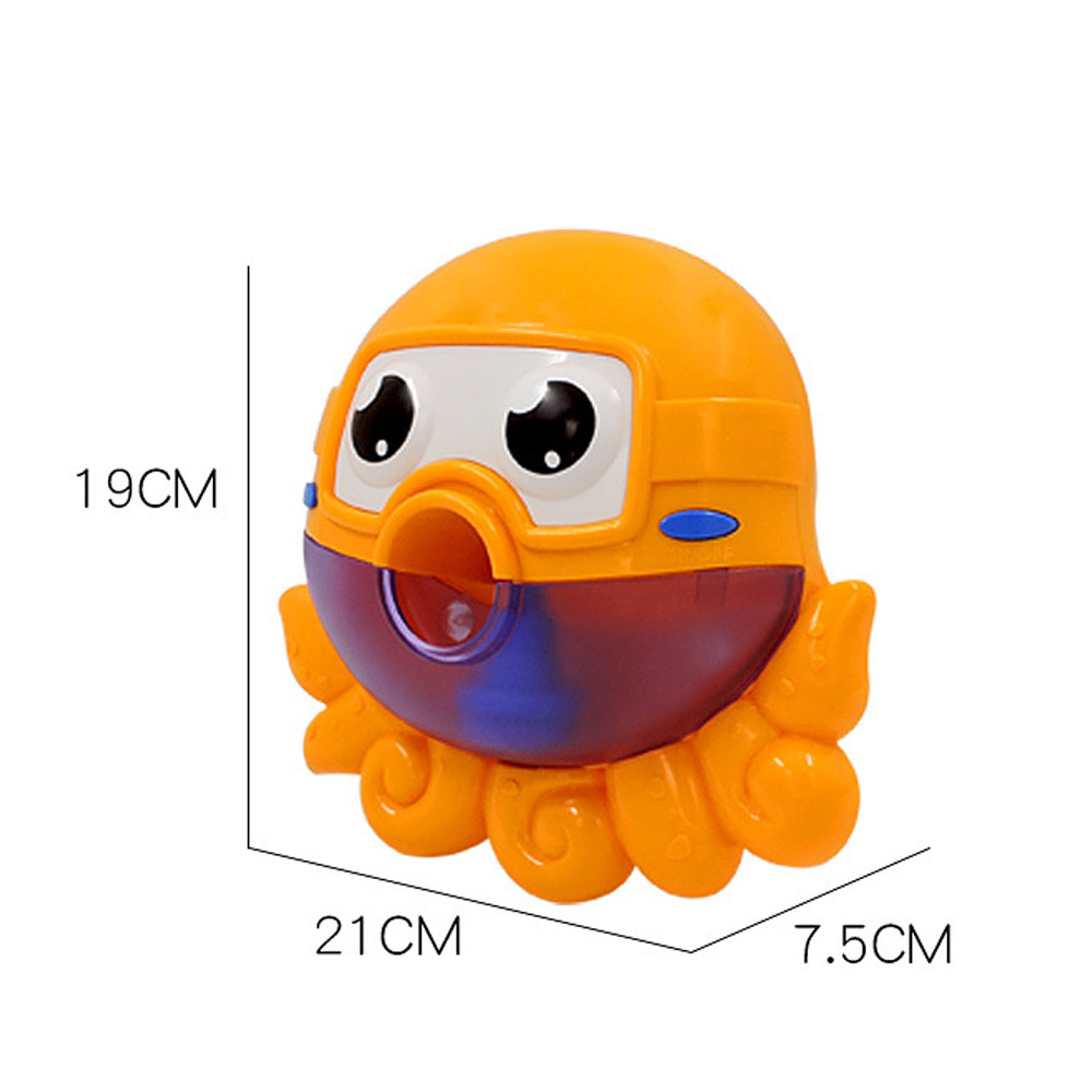 Baby bath bubble machine tub big octupus automatic bubble maker blower bathtub bath toys similar to bubble crab toy