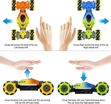 Juguetes De Auto A Control Remoto Offroad Craweler Drifting Stunt Car Gesture 4Wd Drift Stunt Rc Twist Car Toy With Watch