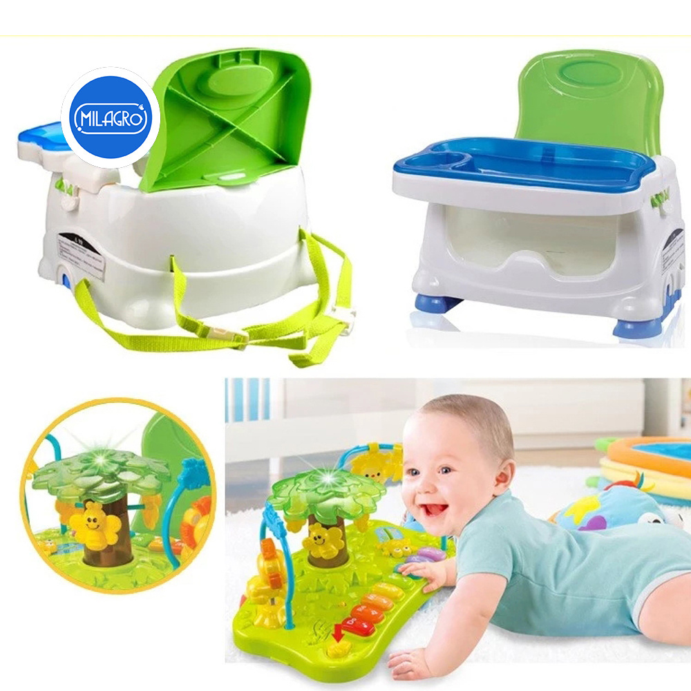 High quality Kids home kitchen plastic eating high chair easy carry discovery baby booster seat