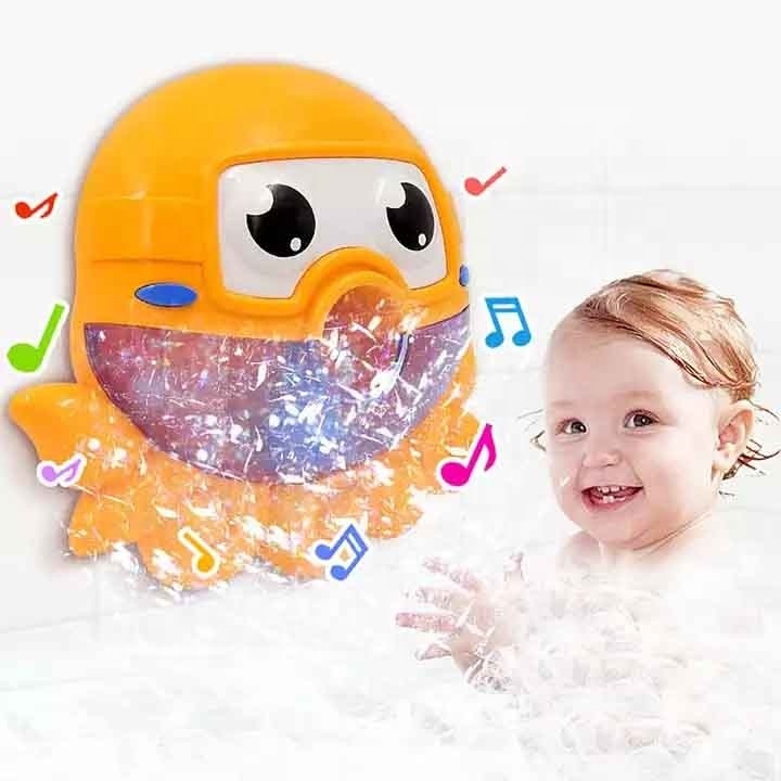 Baby bath bubble machine tub big octupus automatic bubble maker blower bathtub bath toys similar to bubble crab toy