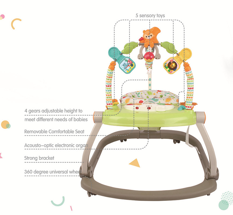 New Rainforest jumper bouncer jumperoo Electric Newborn safety baby walker