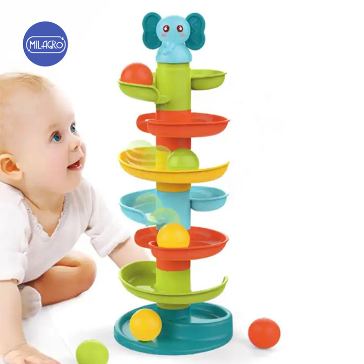 Kids educational drop and go ramp toys toddler baby activity ball drop toys