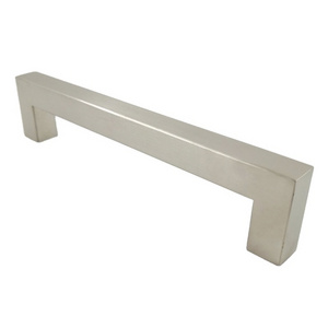 Warehouse Furniture Door 304 Stainless Steel Square Tube Kitchen Cabinet Handle