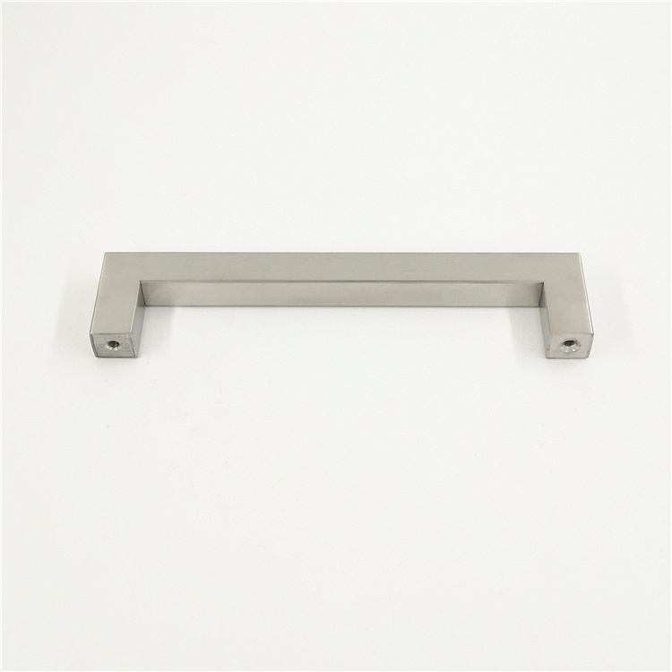 Warehouse Furniture Door 304 Stainless Steel Square Tube Kitchen Cabinet Handle