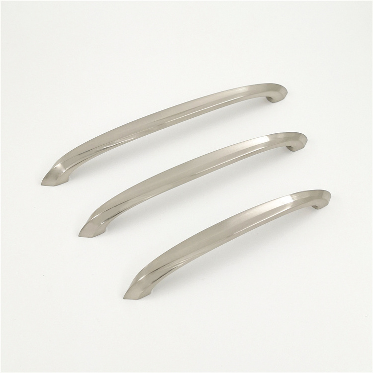 New Arrived Zinc Alloy Material Luxury Door Cabinet Handle Brushed Sand Nickel Finish Pull