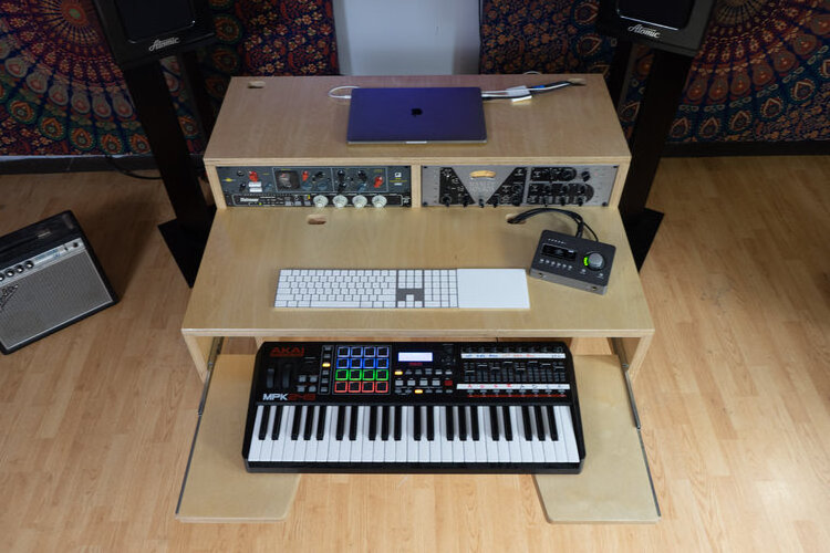 Musician Studio Workstation Desk Home Recording Studio Desk Furniture Music Recording Studio