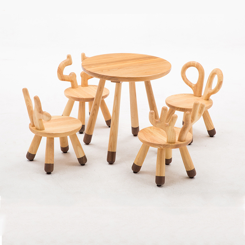 Wooden Preschool Montessori Furniture Daycare Kindergarten School Table Chair Sets Childcare Nursery Classroom Design Sets