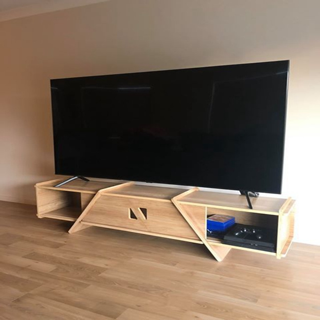 Modern Nordic in Lounge Room Living Room Furniture Wooden With Storage TV Cabinet TV Stand