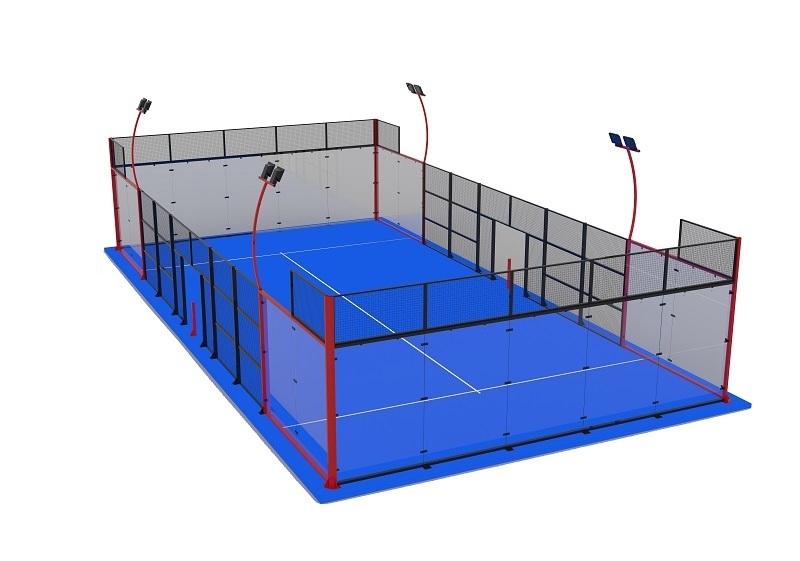 Mobile Padle Tennis Court of type MC-004