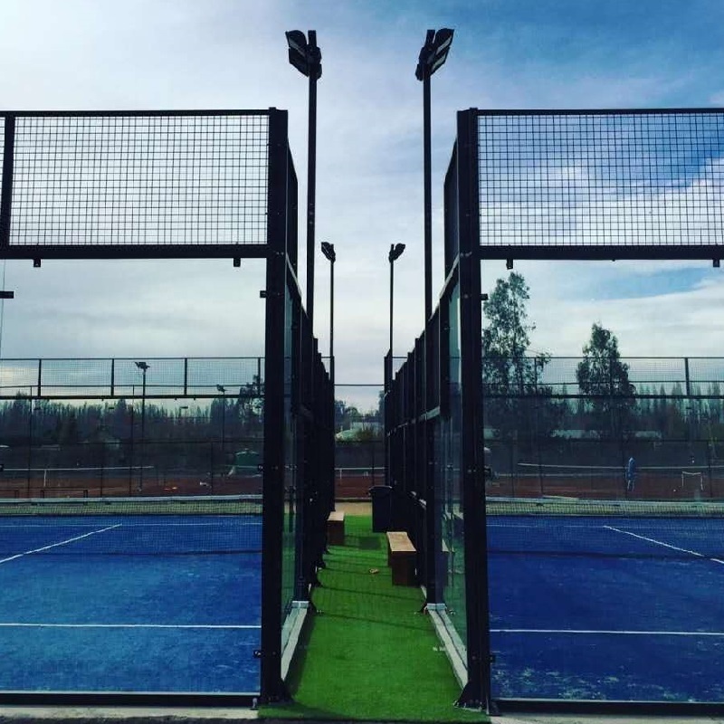 Hot Sale Indoor And Outdoor Panoramic Padel Tennis Court In Chile