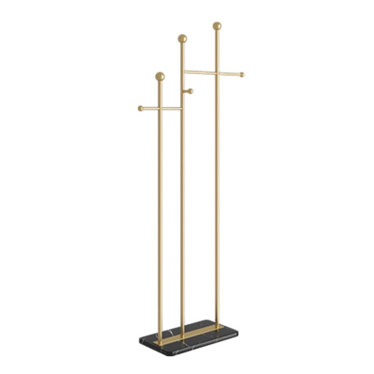 Wholesale Simple Meta Clothesl Coat Hanger Stand For Living Room