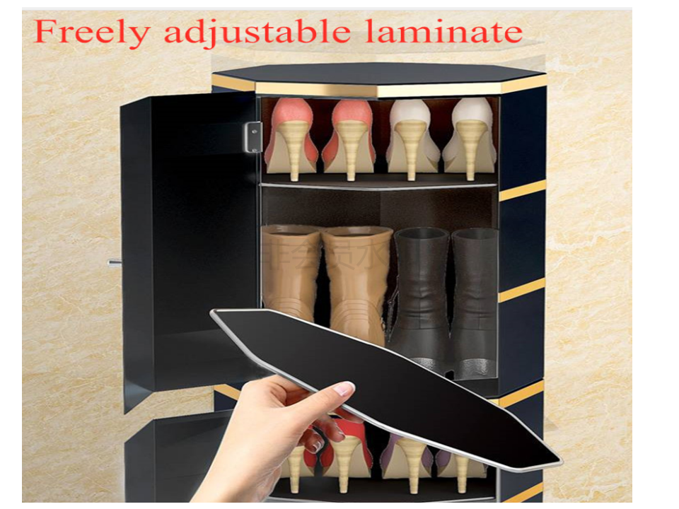 Hot Sales 360 Degree Metal Rotating Shoe Rack High Quality Shoes display Factory Price Storage Cabinet