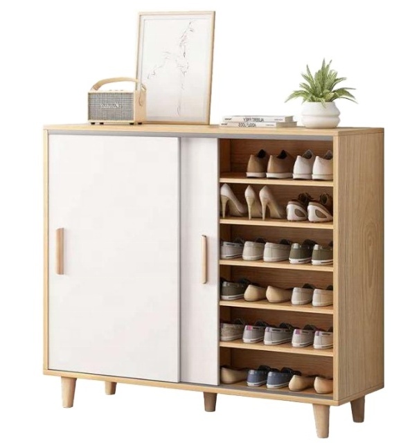 New Simple Modern Multi-layer Storage Customized Furniture Wood Shoe Cabinet