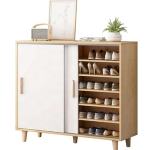 New Simple Modern Multi-layer Storage Customized Furniture Wood Shoe Cabinet