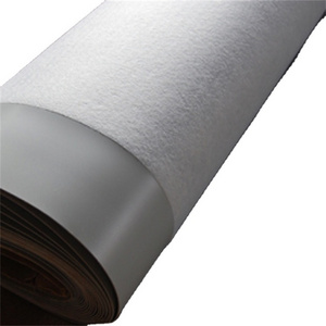 customized cheap back fleece fabric metal steel roofing underlayment sheet waterproof coil PVC vinyl plastic foil material