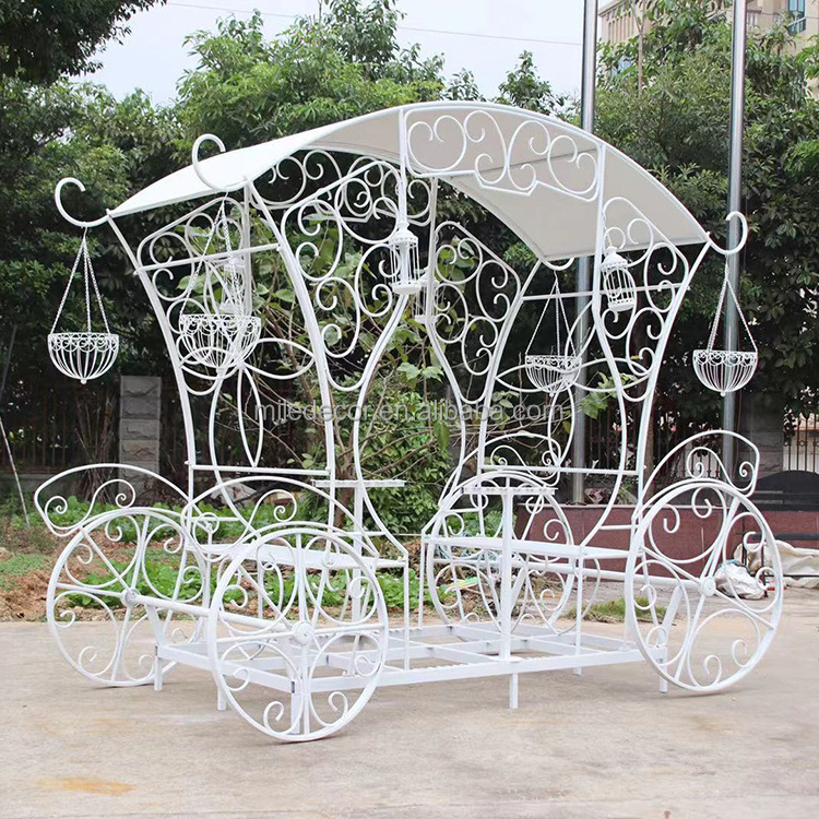 Custom Cinderella Carriage Wedding Centerpiece Event Decoration Pumpkin Style Cinderella Carriage