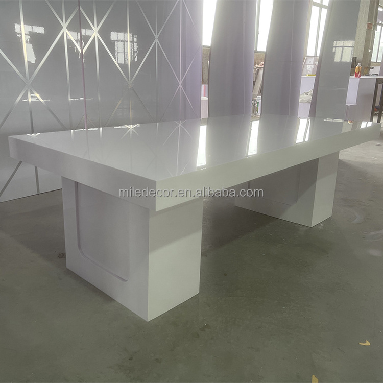 Hot Sale Clear Custom Acrylic Wedding Table Acrylic Bridal Ghost Table Sweetheart table For Events