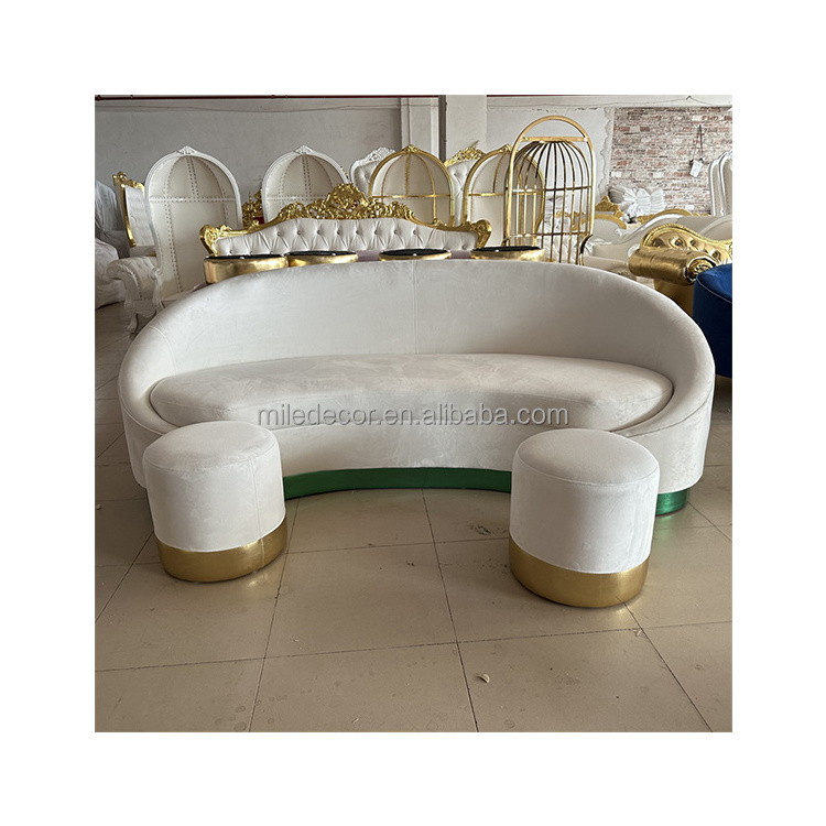 Wedding Stage Sofa Set Furniture 2 Seater Couch Love Seat Sofa Wedding Sofa