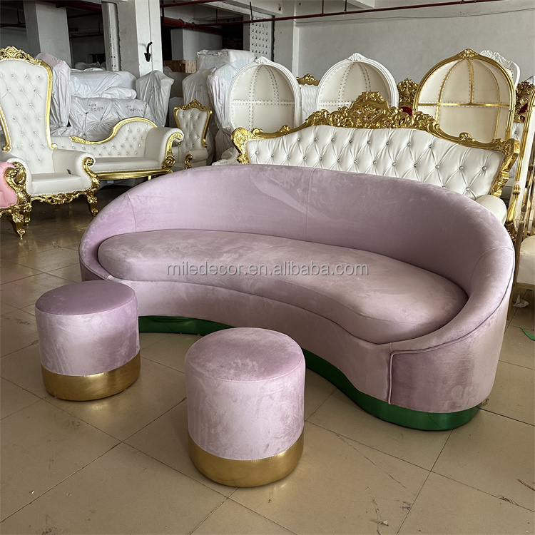 Wedding Stage Sofa Set Furniture 2 Seater Couch Love Seat Sofa Wedding Sofa