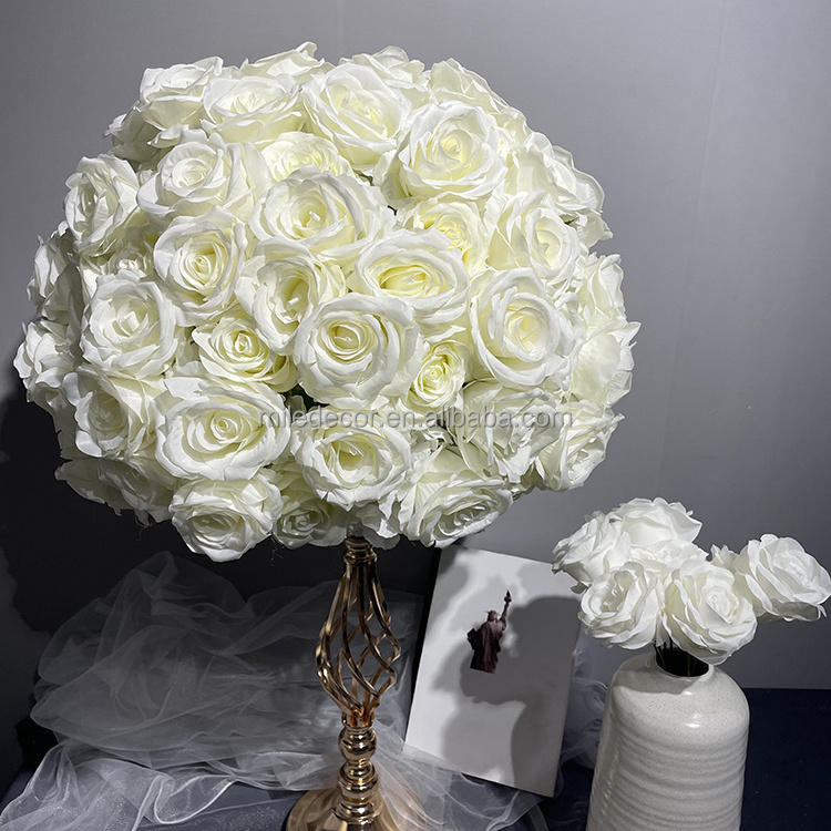 Artificial Arrangements Flower Ball Kissing Ball For Wedding Party Centerpieces Floral Foam Ball