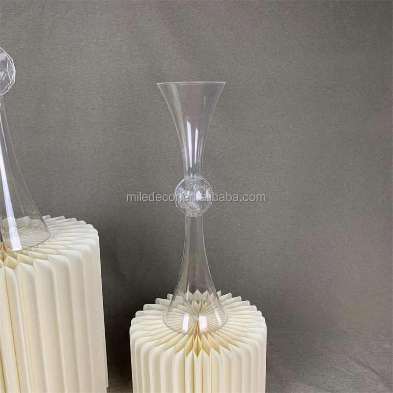 Customized Professional Flower Display Stand Wedding Centerpiece  Transparent Flower Stand With Good Price