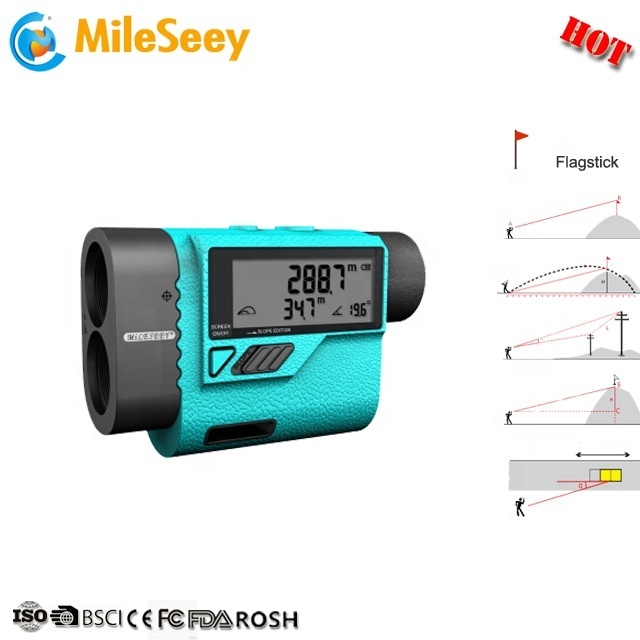 Mileseey PF3S golf laser 600m Long Range Telescope Digital Laser Rangefinders Golf Rangefinder