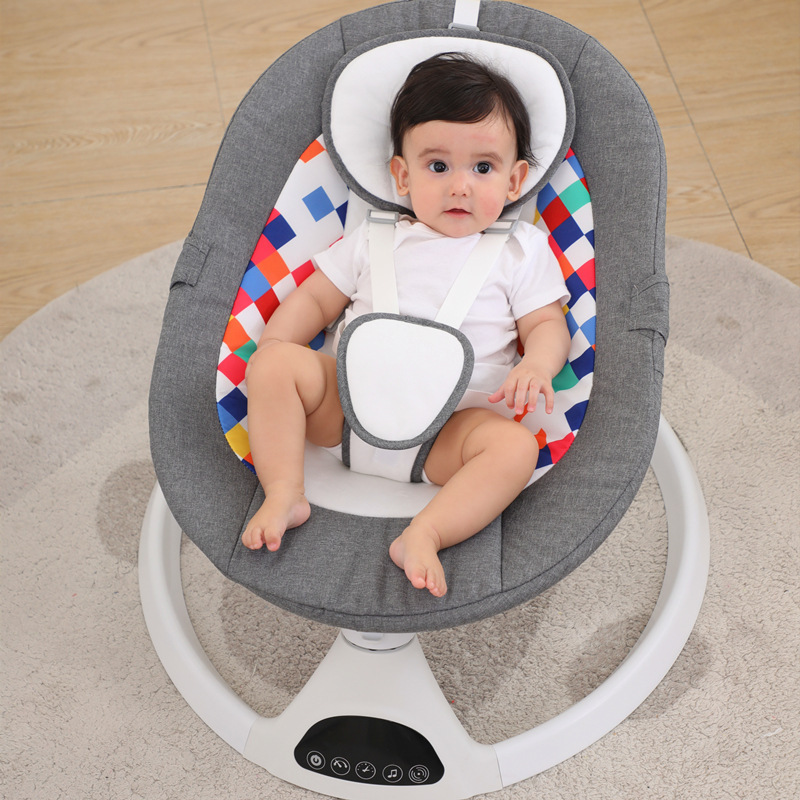 Musical High Quality Outdoor Rocking Chair Baby Bouncer Electric Potable Baby Rocker Swing