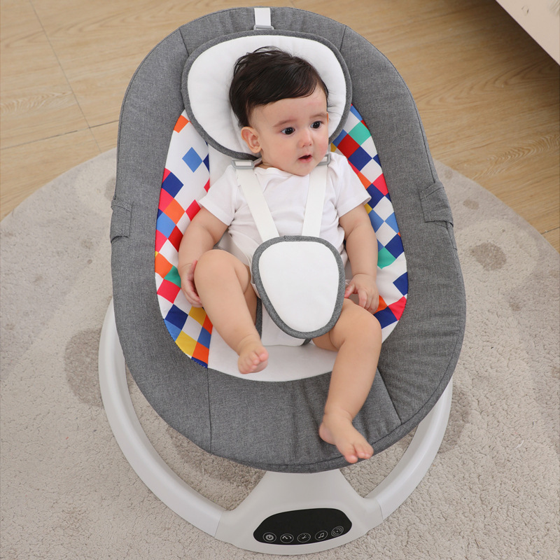 Musical High Quality Outdoor Rocking Chair Baby Bouncer Electric Potable Baby Rocker Swing