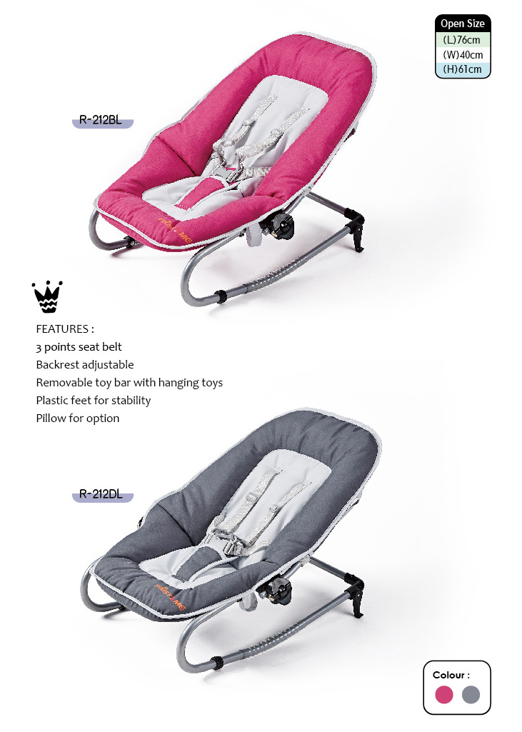 Outdoor Folding Rocking Chair Designer Baby Cradle Baby Automatic Cradle Swing