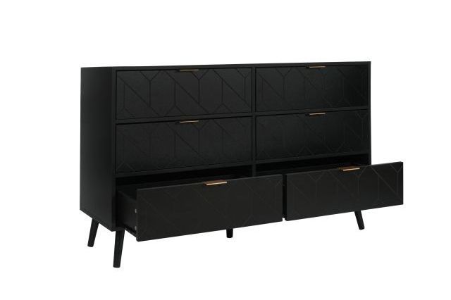 Drawers Bedroom Dresser Furniture Drawer modern 6 drawer storage organizer box dress for Living room