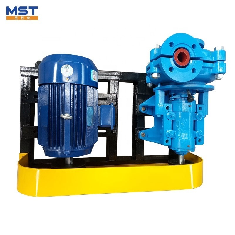 Speed Cement Powder Suction Electric Slurry Pump MAH Series 400-1000r/min High Pressure High Chrome Alloy