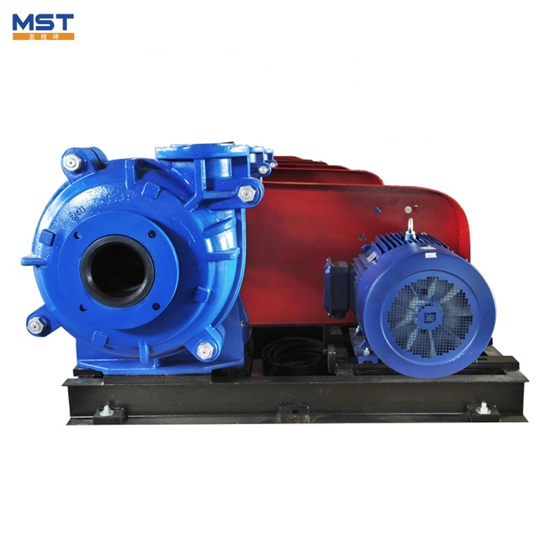 Speed Cement Powder Suction Electric Slurry Pump MAH Series 400-1000r/min High Pressure High Chrome Alloy