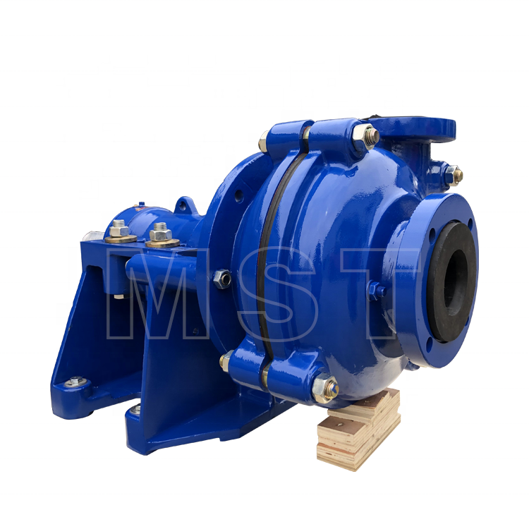 Belt driven natural rubber lined centrifugal slurry pumps with diesel engine